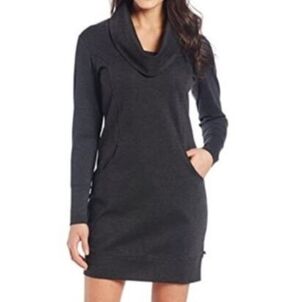 Merrell Indira Cowl Neck Dress, Size Medium, Black
